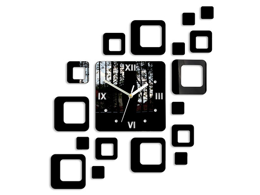 Zegar ścienny Roman Czarny ModernClock