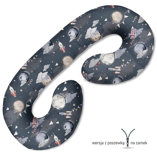 ubrania i akcesoria do karmienia Poduszka ciążowa do spania i karmienia Kosmos