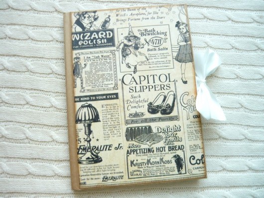 Notes Notatnik Dziennik Pamiętnik - styl Vintage Not Only Paper