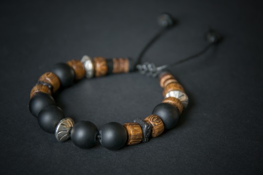 MĘSKA bransoletka DREWNO ROBLES + LAWA NOMAD ACCESSORIES
