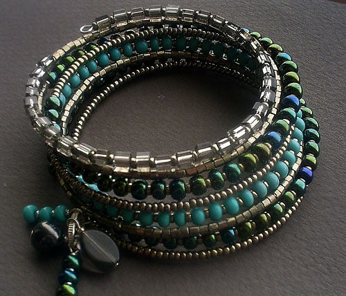 turquoise gray - bransoletka maghia