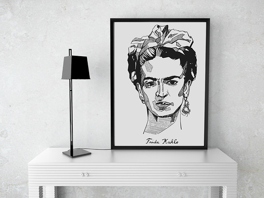 Plakat- Frida A3 k mon