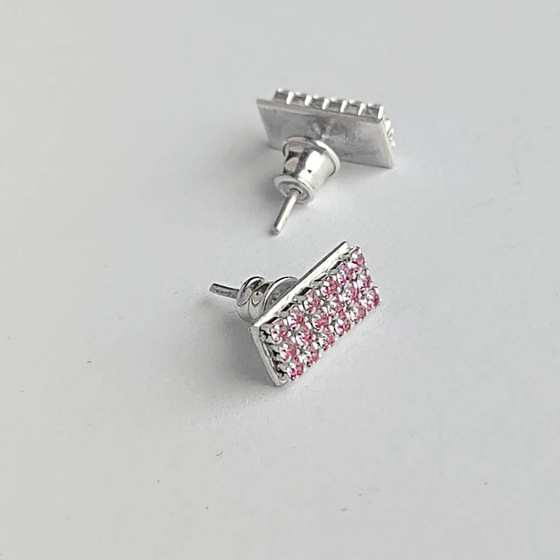 kolczyki srebrne Kolczyki srebrne PROSTOKĄT