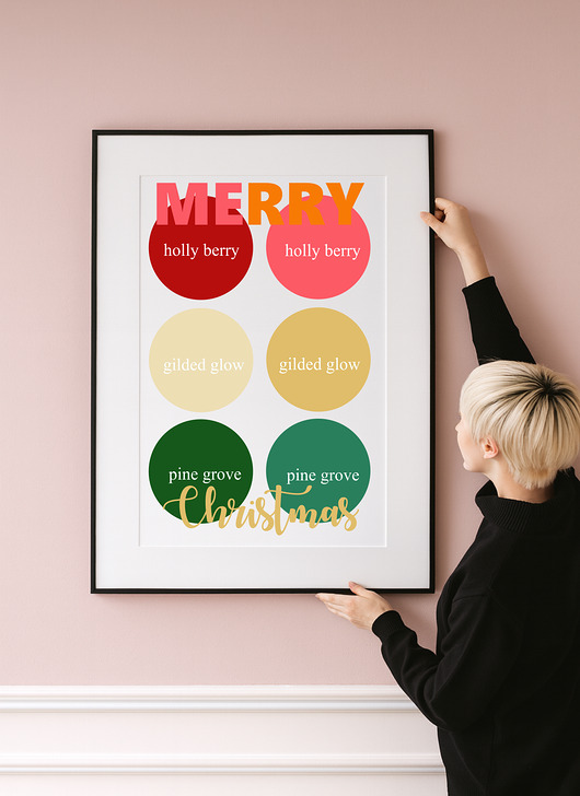 plakaty Plakat Wesołych świąt