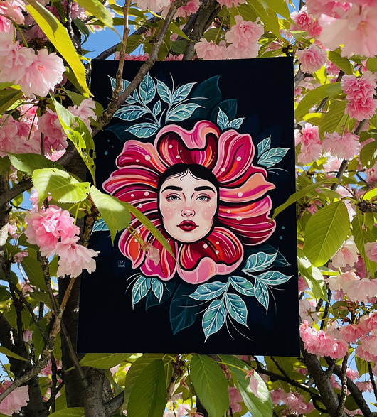 plakaty Plakat - WIOSENNA PANIENKA - Limitowana edycja