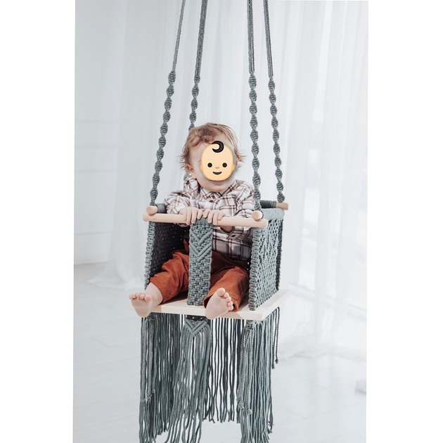 pokój dziecka - różne Huśtawka z makramy / sesja fotograficzna / studio fotograficzne