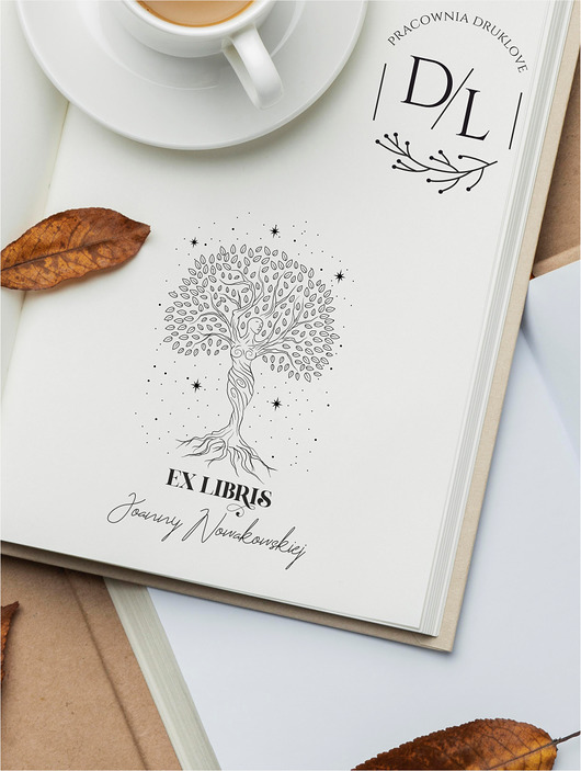 stemple Stempel Ex Libris Exlibris personalizowany Drzewo życia 2