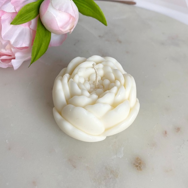 świeczniki i świece Świeca sojowa dekoracyjna "Flower" 57x35mm