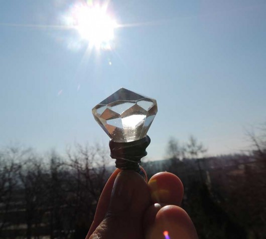 EMPIRE późny klasycyzm kropla transparentna MARIAELA
