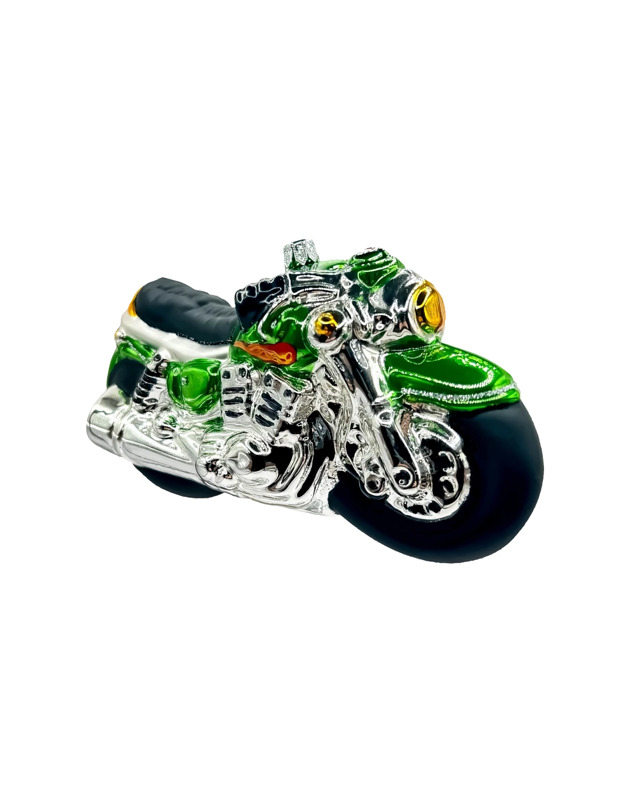 ozdoby choinkowe Bombka choinkowa: Motocykl: zielony