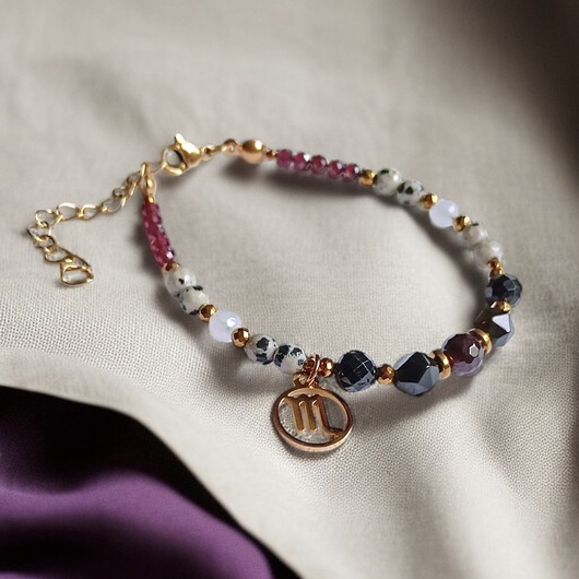 bransoletki z kamieni naturalnych SKORPION - zodiac collection - PREMIUM - nowa wersja