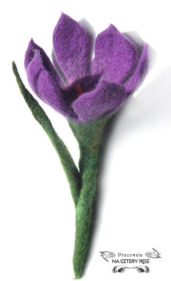 Broszka KROKUS POKUS WIZUARION