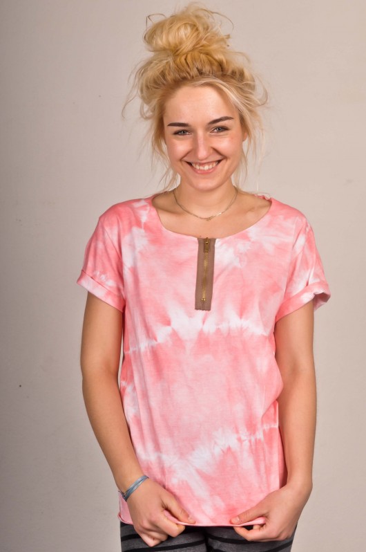 tshirt czerwo dziendobry