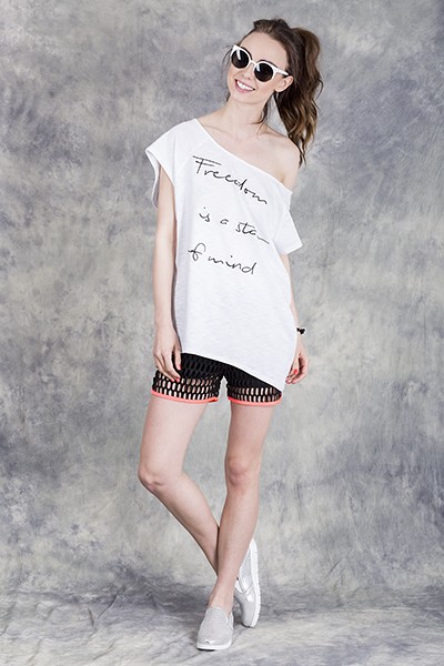 Freedom White Flame T-shirt StaffByMaff