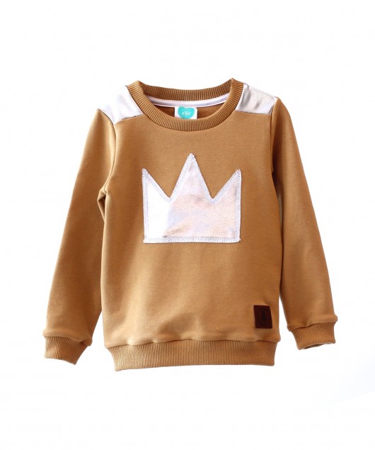 Bluza SILVER CROWN mustard Little Gold King