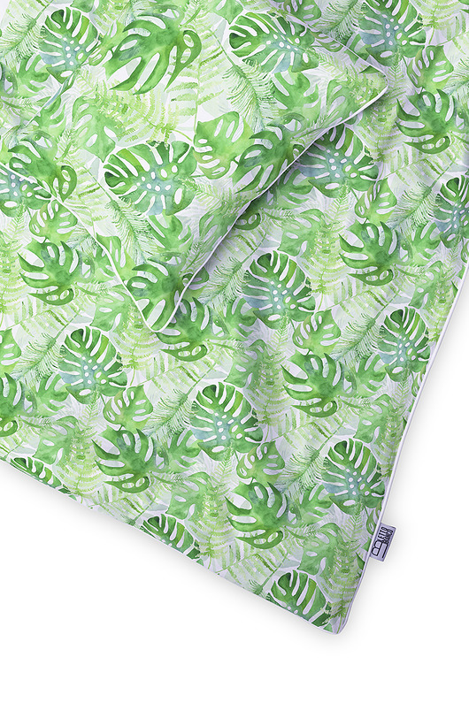 Pościel dwustronna Monstera Letto Bianco