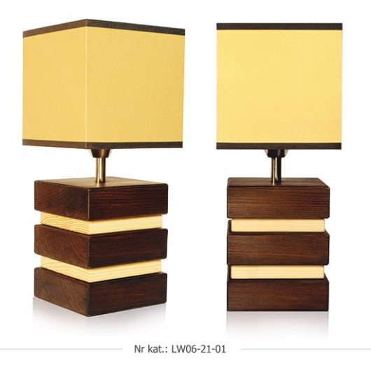 Lampa nocna/stołowa LW06 orzech-sosna Lightwood