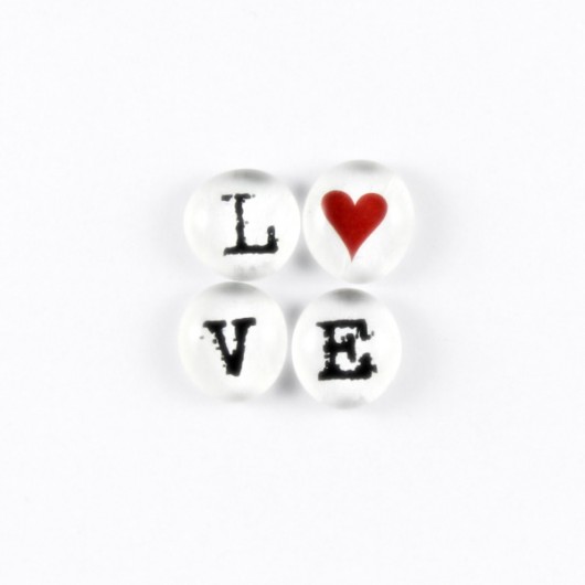 l o v e : magnesy walentynkowe miniart