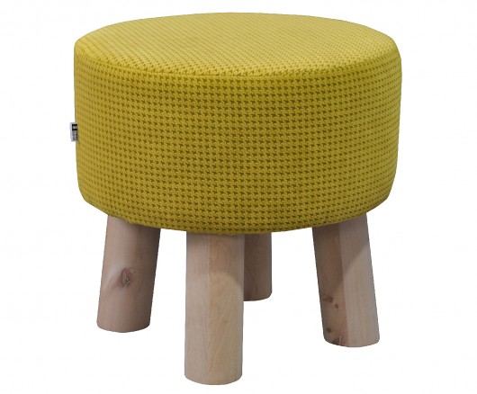 Stołek PEPE rozmiar M yellow  Happy Barok