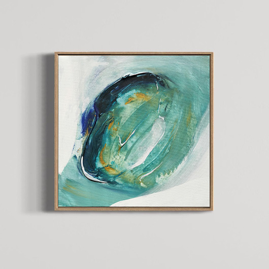 obrazy Obraz Abstrakcja 'lake' akryl 29x29