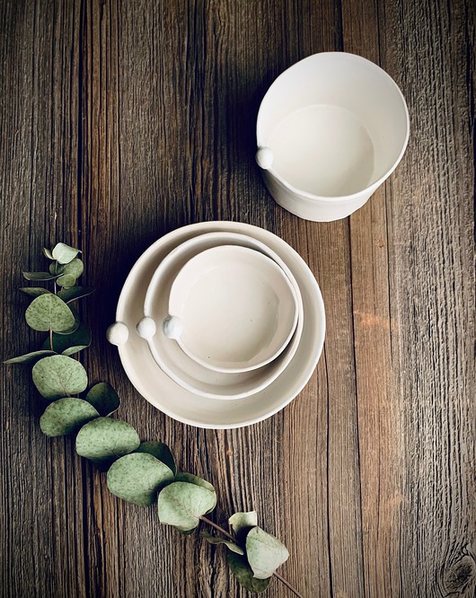 kulka - zestaw 4 miseczek AGABA pracownia ceramiczna