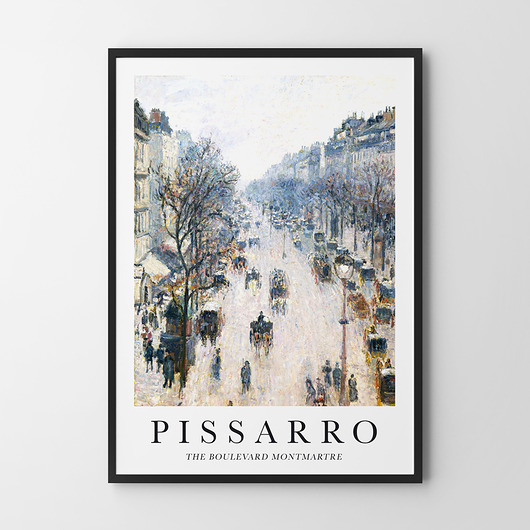 plakaty Plakat Pissarro The Boulevard Montmartre