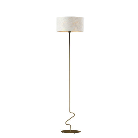lampy podłogowe Elegancka lampa stojąca do salonu w stylu glamour JERSEY MARMUR