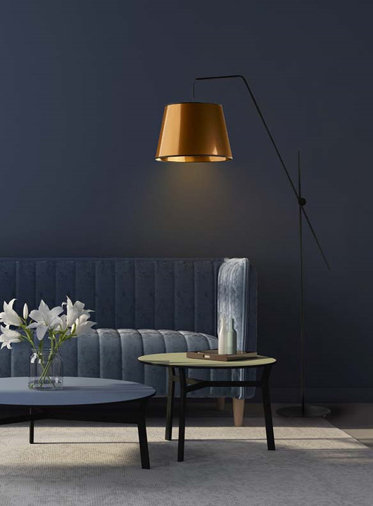 Nowoczesna lampa stojąca VIGO MIRROR LYSNE
