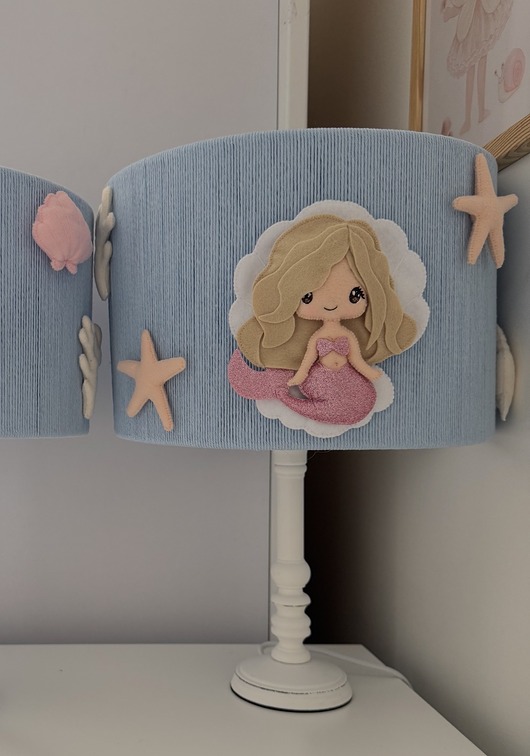 lampy do pokoju dziecka Lampka nocna - Mała syrenka
