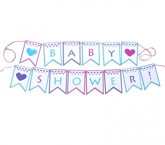 Girlanda BABY SHOWER na indywidualne zamówienie Wiewiórka i Spółka