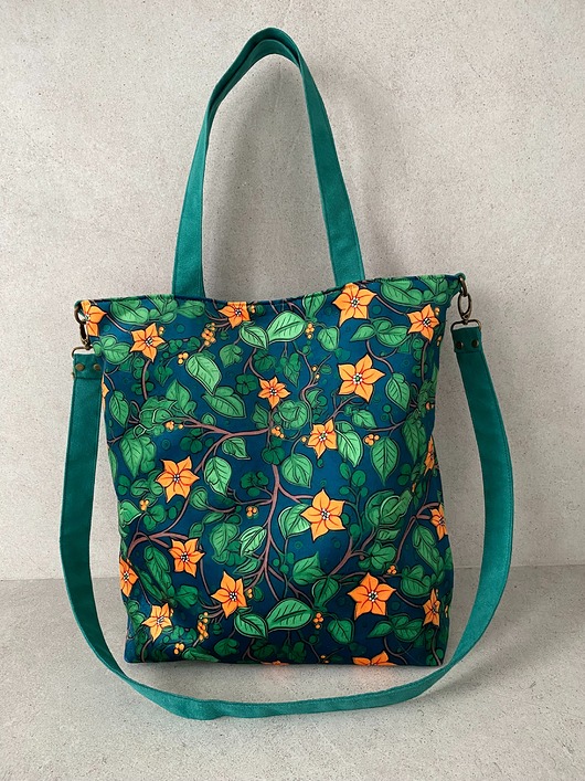 torby na ramię Torba na ramię XXL - print botaniczny