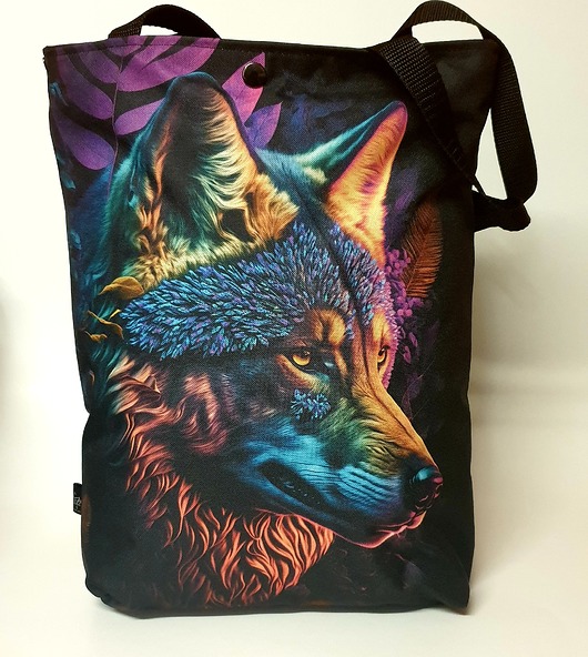 torby XXL Duża torba z wilkiem