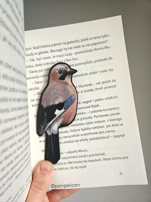 zakładki do książek Zakładka do ksiązki Sójka
