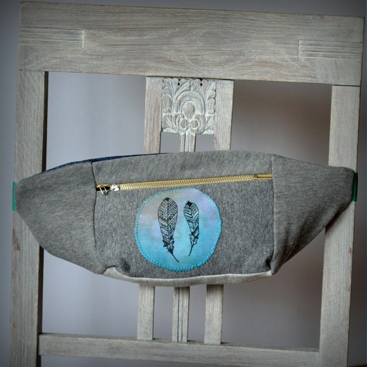 Nerka malowana ręcznie BOHO ivy style