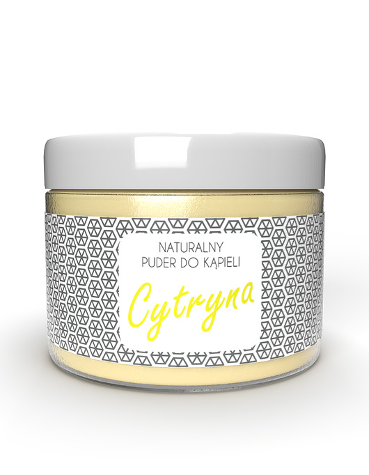 Naturalny puder do kąpieli - cytryna 650g ochnatura
