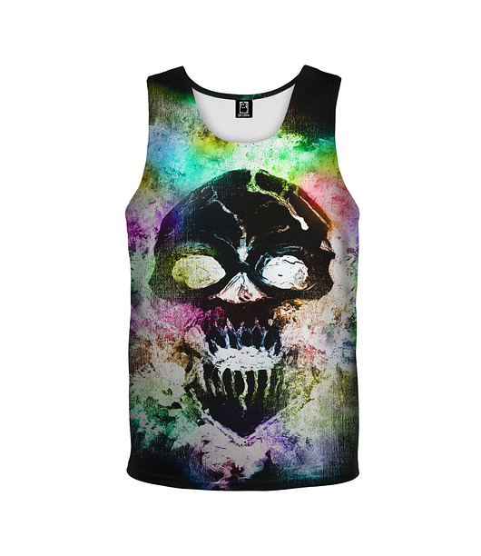 t-shirty dla dziewczynki Bokserka Top Girl DR.CROW Neon Skull Pastels