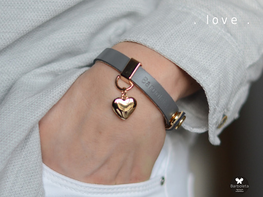 grey heart love barboleta