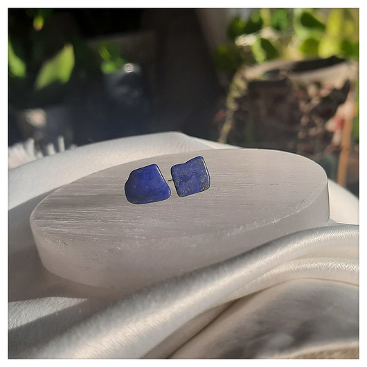 kolczyki - inne Kolczyki z lapis lazuli