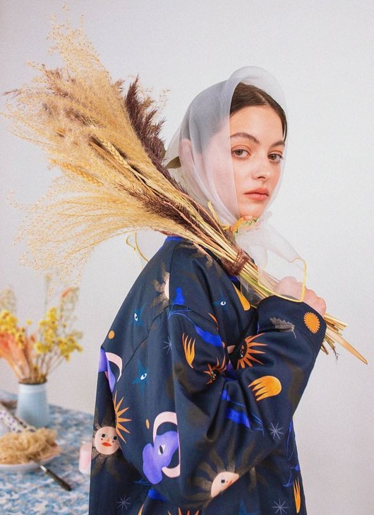 Kimono "KOSMOS" Zwei frauen