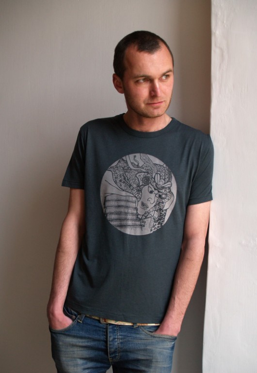Musha, Japoński Wojownik / T-shirt z Bambusa mmhm