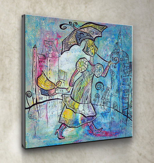 obrazy Spacer. Giclee