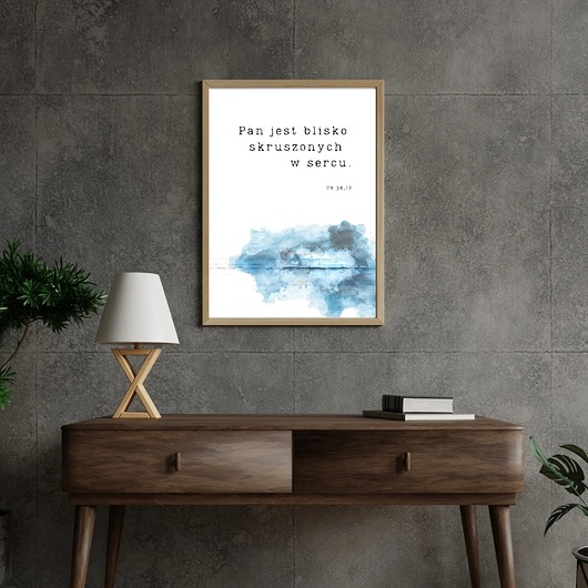 plakaty Zestaw 7 plakatów z cytatami biblijnymi  produkt drukowany - A4