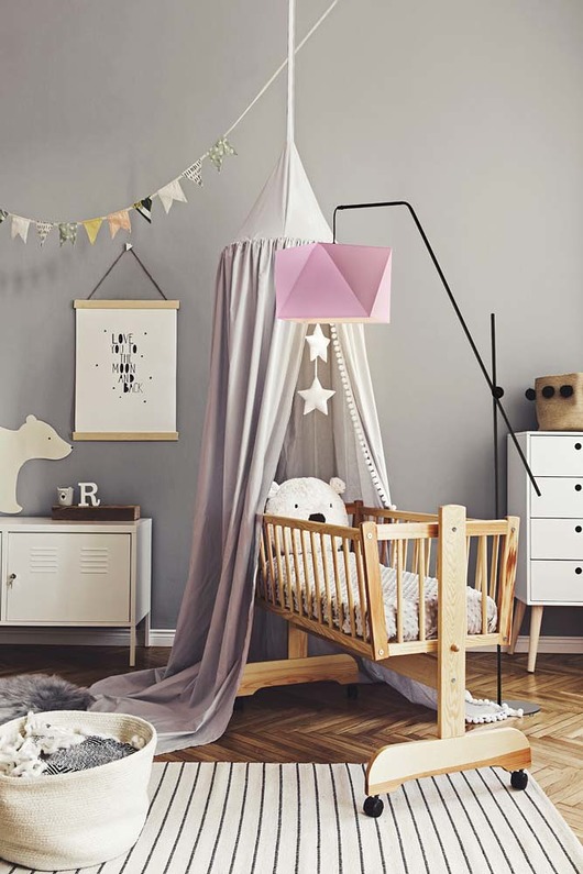 lampy do pokoju dziecka Regulowana lampa stojąca na wysięgniku TOLEDO KIDS