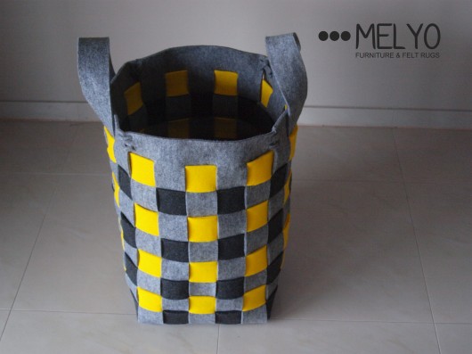 Kosz OLEE grey melyo