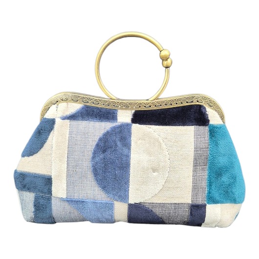 torebki do ręki Amanda -torebka  z biglem blue modern