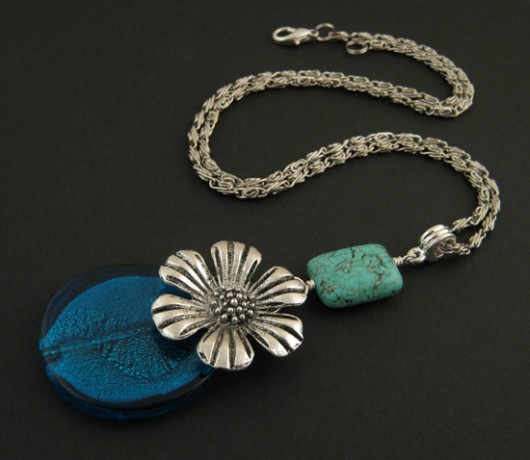 turquoise flower maghia