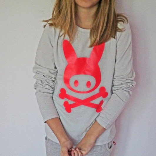 FULL ELECTRIC PINK longsleeve Zombie Dash