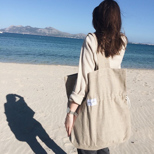 Eco Vegan LOCA Bag len naturalny 100% MARII ANEETT