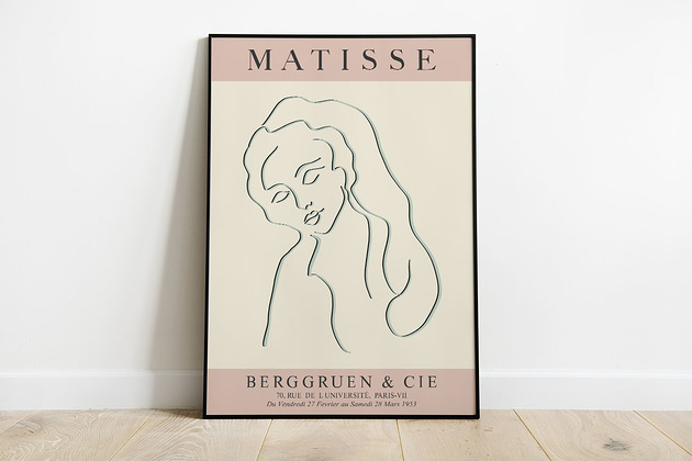 Henri Matisse, inspiracja, plakat wystawowy Pas De LArt
