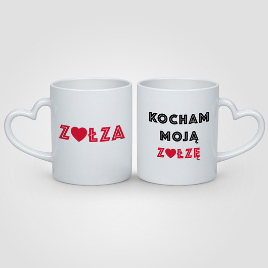 Zestaw kubków dla zakochanych ZOŁZA Neogift